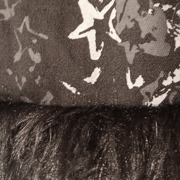 Custom Y2K Vanilla Star fur mini skirt - Picture 6 of 8